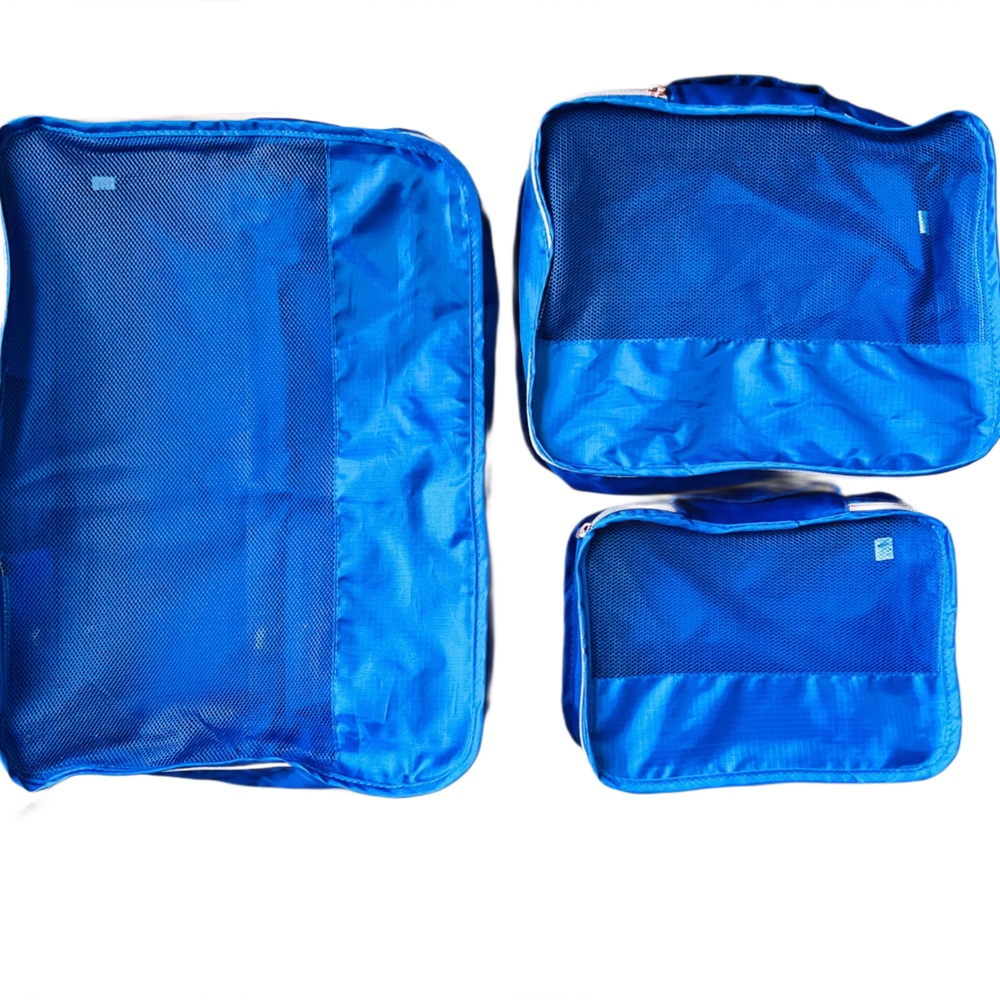 🛄 MY TAGALONGS | 2x SETS OF 3 PACKING PODS | MINT GREEN + ROYAL BLUE | $27